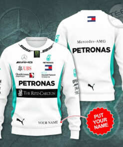 Personalized Mercedes AMG Petronas F1 Team sweatshirt PMERAMGS1