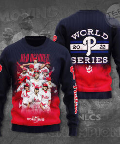 Philadelphia Phillies Red October 3D Sweatshirt