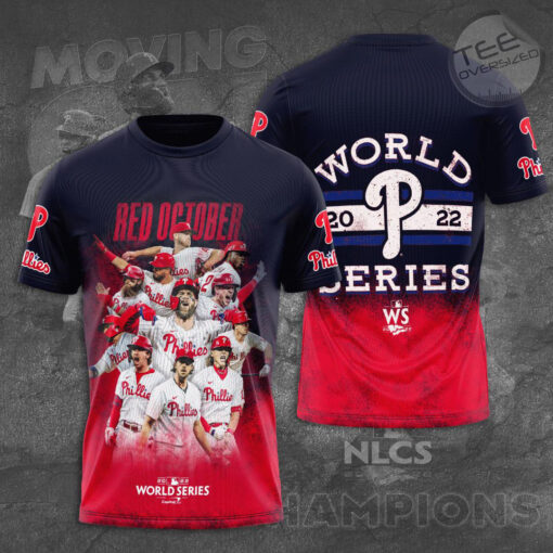 Philadelphia Phillies Red October 3D T shirt