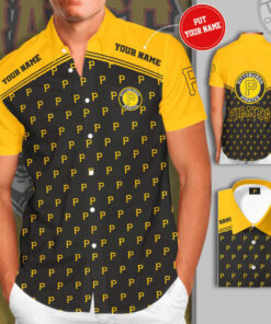Pittsburgh Pirates 3D Sleeve Dress Shirt 03