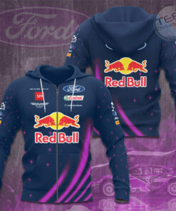 Rally Team M Sport Ford World 3D zip up hoodie