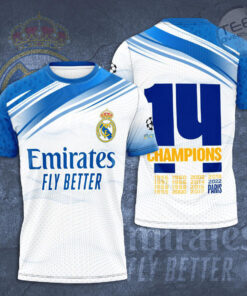Real Madrid 2022 3D T shirt