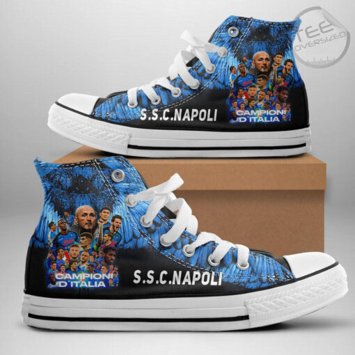 SSC Napoli High Top Canvas Shoe OVS09823S1 Design 1