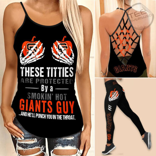 San Francisco Giants Tank Top Leggings set 01