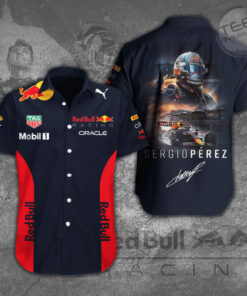 Sergio Perez Mendoza 3D Short Sleeve Dress Shirt 01