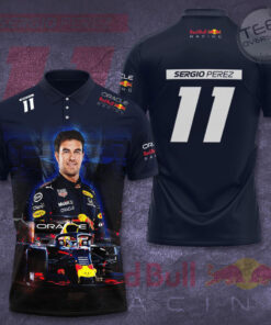 Sergio Perez Mendoza 3D polo shirt
