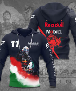 Sergio Perez Red Bull Racing 3D hoodie