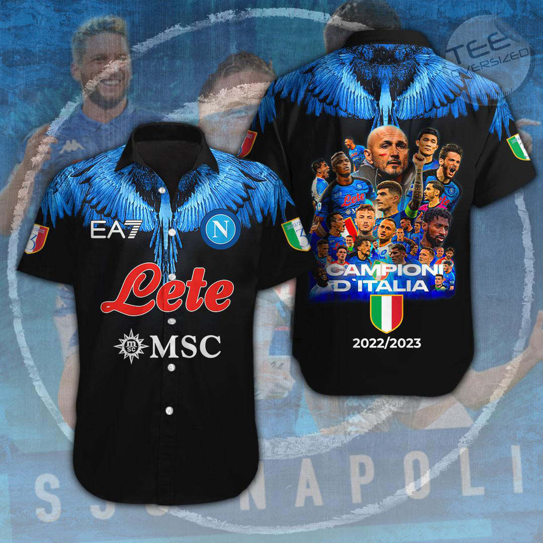 Ssc Napoli short sleeve dress shirts OVS17723S4