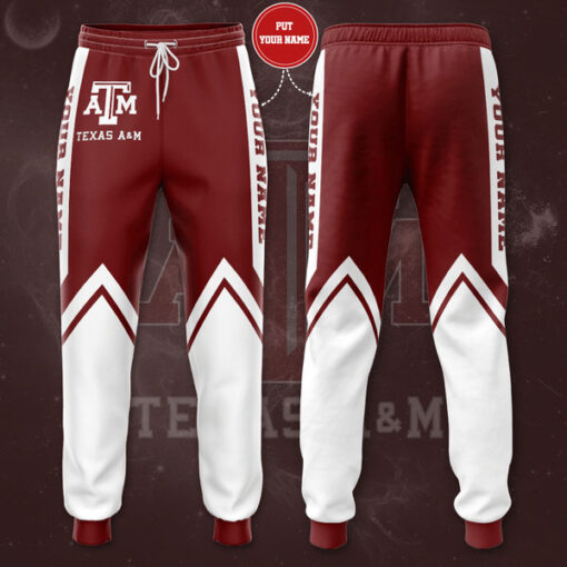 Texas AM Aggies 3D Sweatpant 01