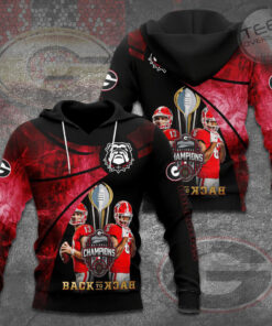 The best Georgia Bulldogs 3D hoodie 03