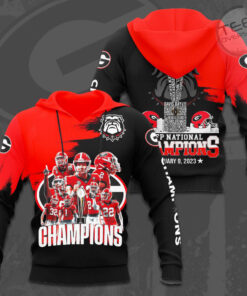 The best Georgia Bulldogs 3D hoodie 04