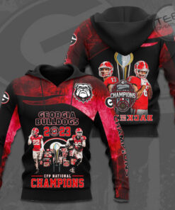 The best Georgia Bulldogs 3D hoodie 06
