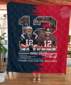 Tom Brady quilt blanket