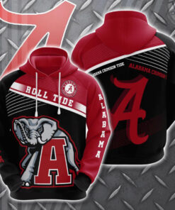 Top Best Alabama Crimson Tide 3D Hoodie 015