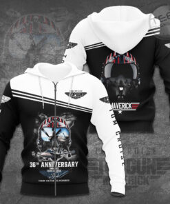 Top Gun 3D Apparels zip hoodie
