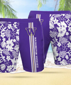 Washington Huskies 3D Hawaiian Short