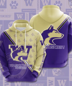 Washington Huskies 3D Hoodie 04