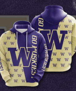 Washington Huskies 3D Hoodie 05