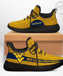 West Virginia Mountaineers Yeezy Shoes 02