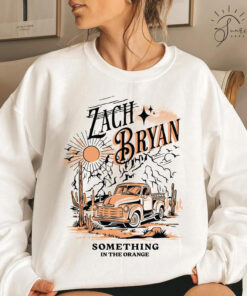 Zach Bryan Oversized Sweatshirt White